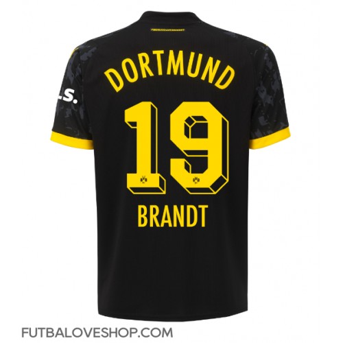 Dres Borussia Dortmund Julian Brandt #19 Preč 2023-24 Krátky Rukáv